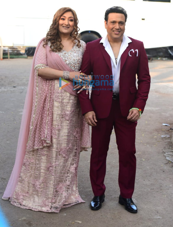photos riteish deshmukh genelia dsouza and govinda at the shoot for indian pro music league 1