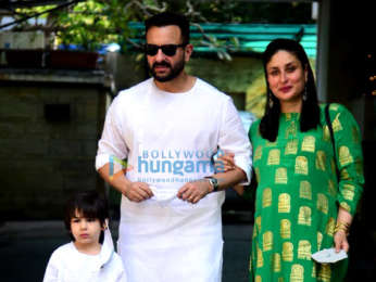 Photos: Saif Ali Khan, Kareena Kapoor Khan, Taimur Ali Khan and others snapped at annual Christmas lunch at Kapoor residence