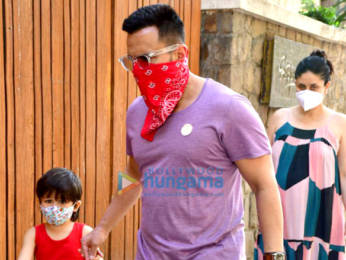 Photos: Saif Ali Khan, Kareena Kapoor Khan and Taimur Ali Khan spotted in Bandra