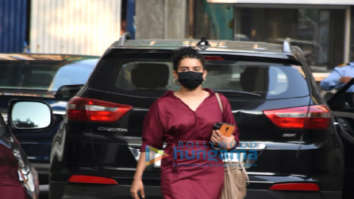 Photos: Sanya Malhotra spotted at a clinic