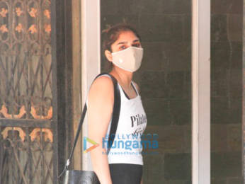 Photos: Sonakshi Sinha and Sharmin Segal spotted at Pilates