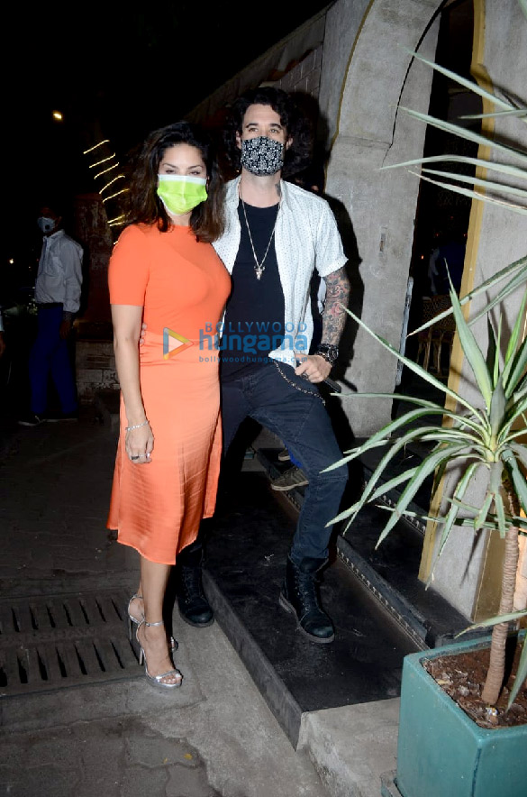 photos sunny leone and daniel weber snapped at bayroute restaurant in juhu 4