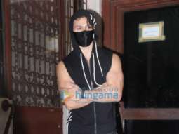 Photos: Tiger Shroff spotted at Shankar Mahadevan’s dubbing studio in Bandra
