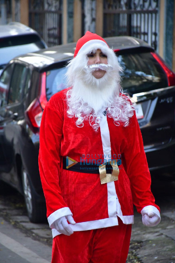 photos zareen khan snapped in santa outfit ahead of christmas celebration 1
