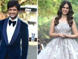 Riteish Deshmukh and Genelia Dsouza at Filmcity for show