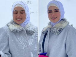Sana Khan can’t stop smiling in the snow during her honeymoon in Kashmir