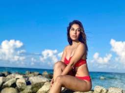 Sophie Choudry is all about hotness in red bikini during Maldives vacation