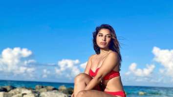 Sophie Choudry is all about hotness in red bikini during Maldives vacation