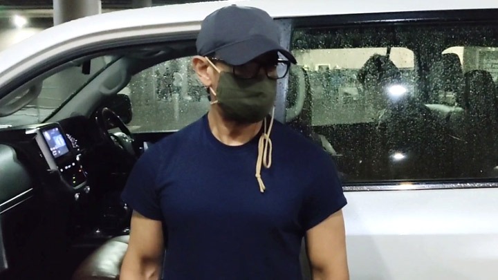 Aamir Khan spotted at Airport