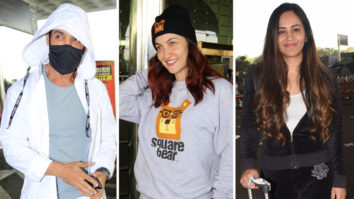 Spotted – John Abraham, Elli AvrRam and Sanchita Puri at Airport