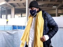 Spotted – Mithun Chakraborty and Liza Malik at Airport