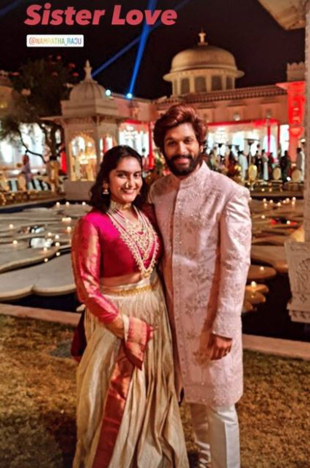 Inside pictures from NisChay wedding; Allu Arjun, Chiranjeevi, Pawan Kalyan, Ram Charan pose with the newly weds