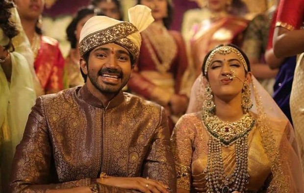 Inside pictures from NisChay wedding; Allu Arjun, Chiranjeevi, Pawan Kalyan, Ram Charan pose with the newly weds