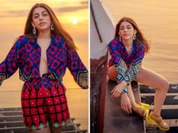 Alaya F keeps it chic in abstract co-ord set with plunging neckline from Saaksha & Kinni worth Rs. 16,000