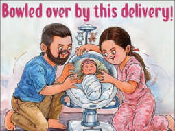 Amul wishes Anushka Sharma and Virat Kohli with the sweetest cartoon
