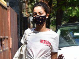 Ananya Panday spotted outside Yoga class in Bandra