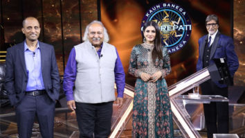 Anoop Khanna, Sylvester Peter are accompanied by Raveena Tandon on Kaun Banega Crorepati 12