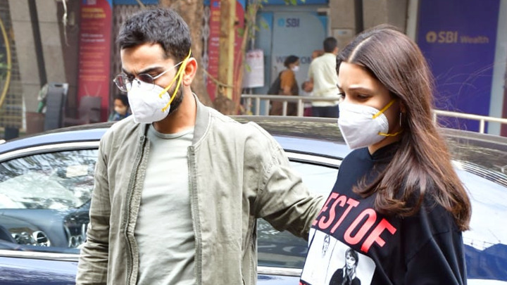Anushka Sharma and Virat Kohli spotted in Bandra
