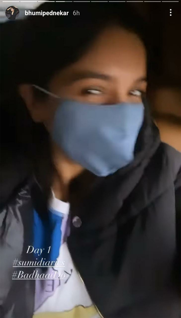 Bhumi Pednekar gets tested for COVID-19 on the sets of Badhaai Do, watch video