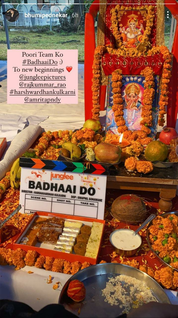 Bhumi Pednekar gets tested for COVID-19 on the sets of Badhaai Do, watch video