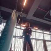 Disha Patani gets into weekend mode with a flying kick, plays BTS' 'Mic Drop' song in the background 