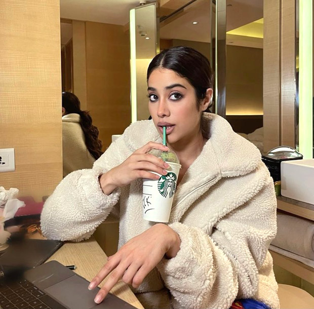 Janhvi Kapoor sets winter fashion goals with a glam look as depicts perfect work from home life Janhvi Kapoor sets winter fashion goals with a glam look as depicts perfect work from home life