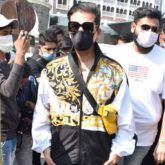 Karan Johar spotted at Gateway Of India, leaving for Varun Dhawan-Natasha Dalal’s wedding