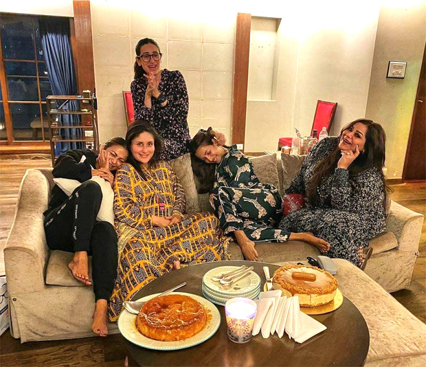 Kareena Kapoor Khan & Karisma Kapoor reunite with her BFFs Malaika Arora and Amrita Arora over dinner; share a picture on Instagram