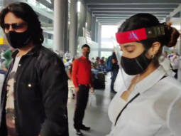 Kartik Aaryan, Janhvi Kapoor and Khushi Kapoor spotted at Airport