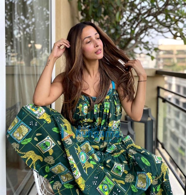 Malaika Arora’s green printed maxi dress is affordable and perfect for ...