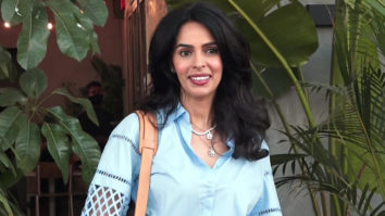 Mallika Sherawat spotted at a restaurant in Juhu for lunch