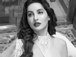 Nora Fatehi channels old school Bollywood charm donning Abu Jani and Sandeep Khosla attire