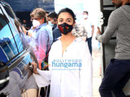 Photos: Alia Bhatt snapped post an ad shoot in Filmcity