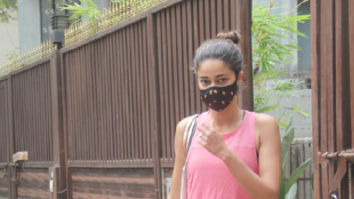 Photos: Ananya Panday spotted after yoga class in Bandra