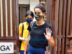 Photos: Ananya Panday spotted at yoga class in Bandra