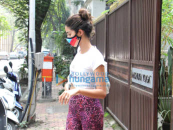 Photos: Ananya Panday spotted at yoga class in Bandra