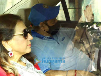 Photos: David Dhawan and family leave for Varun Dhawan's wedding in Alibaug