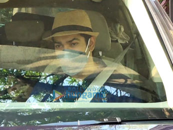 Photos: David Dhawan and family leave for Varun Dhawan's wedding in Alibaug