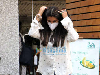 Photos: Ekta Kapoor spotted at a cafe in Bandra