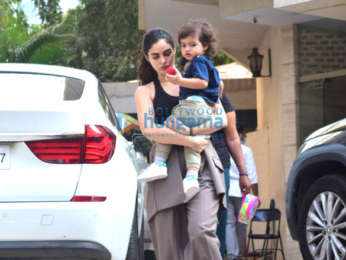 Photos: Gabriella Demetriades spotted in Bandra with her son