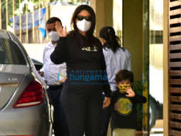 Photos: Kareena Kapoor Khan spotted at Karisma Kapoor’s house with Taimur Ali Khan