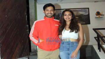 Photos: Kriti Kharbanda and Vikrant Massey snapped at the wrap up party of the film 14 Phere