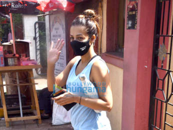 Photos: Malaika Arora spotted at Diva Yoga studio in Bandra