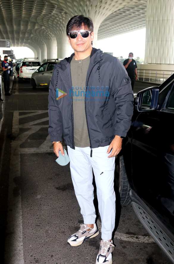 photos nora fatehi hansika motwani and vivek oberoi snapped at the airport 2