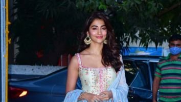 Photos: Pooja Hegde spotted outside her residential building, Melrose Apartments