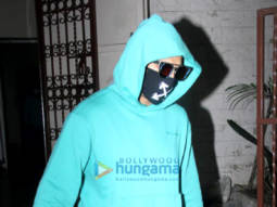 Photos: Ranveer Singh spotted at Shankar Mahadevan’s dubbing studio in Bandra
