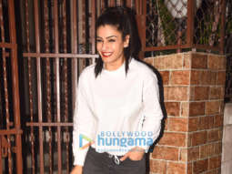 Photos: Raveena Tandon snapped at a dubbing studio