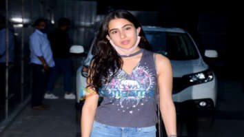 Photos: Sara Ali Khan snapped at the Pooja Entertainment office in Juhu