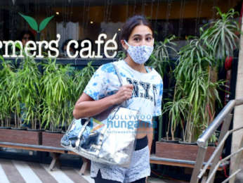 Photos: Sara Ali Khan spotted at The Farmer's Cafe