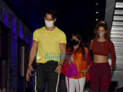 Photos: Tiger Shroff, Disha Patani and family snapped at Hakkasan in Bandra